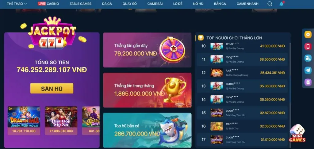 Slots & Nổ Hũ